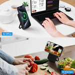 Load image into Gallery viewer, 10000mAh Magnetic Wireless Power Bank with 22.5W Fast Charging, LED Display & Dual Stand - Compatibility for Samsung & iPhone 14/15/16 Series, Portable Charger with Hidden Kickstand, ,Wireless Charging Accessory | Modern Compact Design | Durable Charger