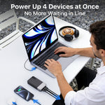 Load image into Gallery viewer, Portable Power Bank 20000mAh, JUOVI 65W Portable Charger, Battery Pack Fast Charging, PD3.0 QC4.0 External Mobile Battery Pack with LED Display for iPhone 16 15, Galaxy, Tablet, Switch, etc.