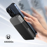 Load image into Gallery viewer, 10000mAh Magnetic Wireless Power Bank with 22.5W Fast Charging, LED Display & Dual Stand - Compatibility for Samsung & iPhone 14/15/16 Series, Portable Charger with Hidden Kickstand, ,Wireless Charging Accessory | Modern Compact Design | Durable Charger