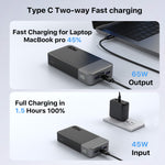Load image into Gallery viewer, Portable Power Bank 20000mAh, JUOVI 65W Portable Charger, Battery Pack Fast Charging, PD3.0 QC4.0 External Mobile Battery Pack with LED Display for iPhone 16 15, Galaxy, Tablet, Switch, etc.