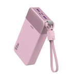 Load image into Gallery viewer, JUOVI 65w Portable Charger for Laptop Power Bank 20000mAh with USB-C Cable Laptop Power Bank Fast Charging for Laptop MacBook Dell XPS iPad Tablet Steam Deck iPhone 17/16/15/14 Series Samsung and More