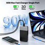 Load image into Gallery viewer, Portable Power Bank 20000mAh, JUOVI 90W Portable Charger, Battery Pack Fast Charging, PD3.0 QC4.0 External Mobile Battery Pack with LED Display for iPhone 16 15, Galaxy, Tablet, Switch, etc.