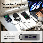 Load image into Gallery viewer, JUOVI 65w Portable Charger for Laptop Power Bank 20000mAh with USB-C Cable Laptop Power Bank Fast Charging for Laptop MacBook Dell XPS iPad Tablet Steam Deck iPhone 17/16/15/14 Series Samsung and More