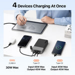 Load image into Gallery viewer, JUOVI Portable Charger 45W 20000mAh Power Bank for iPhone and Samsung Fasting Charging Power Bank with PD 3.0 &amp; QC 4.0 for Samsung S26/25/24 iPhone 17/16/15/14/13 Series