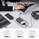 Load image into Gallery viewer, Portable Power Bank 20000mAh, JUOVI 90W Portable Charger, Battery Pack Fast Charging, PD3.0 QC4.0 External Mobile Battery Pack with LED Display for iPhone 16 15, Galaxy, Tablet, Switch, etc.
