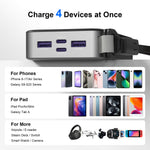 Load image into Gallery viewer, JUOVI 65w Portable Charger for Laptop Power Bank 20000mAh with USB-C Cable Laptop Power Bank Fast Charging for Laptop MacBook Dell XPS iPad Tablet Steam Deck iPhone 17/16/15/14 Series Samsung and More