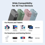 Load image into Gallery viewer, Portable Power Bank 20000mAh, JUOVI 65W Portable Charger, Battery Pack Fast Charging, PD3.0 QC4.0 External Mobile Battery Pack with LED Display for iPhone 16 15, Galaxy, Tablet, Switch, etc.